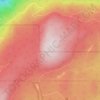 Mapa topográfico Larch Hills, altitude, relevo