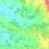 Mapa topográfico Les Martyrs, altitude, relevo