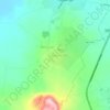 Mapa topográfico Pahuacán, altitude, relevo