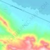 Mapa topográfico Azafranal, altitude, relevo
