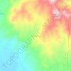Mapa topográfico Cikurutug, altitude, relevo