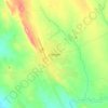 Mapa topográfico Ulongué, altitude, relevo