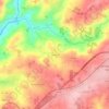 Mapa topográfico Pinheiro, altitude, relevo