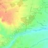 Mapa topográfico La Borde des Bois, altitude, relevo