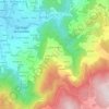Mapa topográfico Cavião de Cima, altitude, relevo