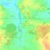 Mapa topográfico Gatine, altitude, relevo