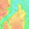 Mapa topográfico Ardeilhou, altitude, relevo