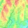 Mapa topográfico Wykagyl, altitude, relevo