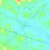 Mapa topográfico Simpang Pelangai, altitude, relevo