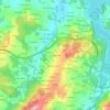 Mapa topográfico O Longueiral, altitude, relevo