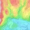 Mapa topográfico Linod, altitude, relevo