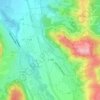 Mapa topográfico L'Alaric, altitude, relevo