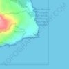 Mapa topográfico Farol Ponta da Ilha, altitude, relevo