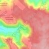Mapa topográfico Paradis, altitude, relevo