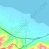Mapa topográfico Copándaro de Galeana, altitude, relevo