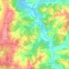 Mapa topográfico Torre, altitude, relevo
