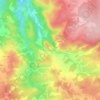 Mapa topográfico Vilar Maior, altitude, relevo