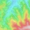 Mapa topográfico Sadey, altitude, relevo