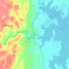 Mapa topográfico Pinaré, altitude, relevo