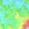 Mapa topográfico Saint-Claude, altitude, relevo