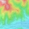 Mapa topográfico Kalbach-le-Haut, altitude, relevo