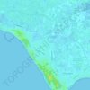 Mapa topográfico L'Épine, altitude, relevo
