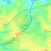 Mapa topográfico Les Drouillards, altitude, relevo