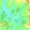 Mapa topográfico Risca Silva, altitude, relevo