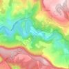 Mapa topográfico Nojaret, altitude, relevo