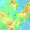 Mapa topográfico Jarnitz, altitude, relevo