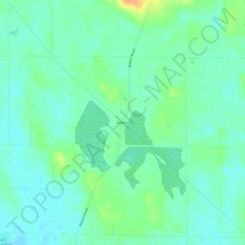 Mapa topográfico Bolton, altitude, relevo