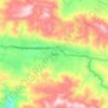 Mapa topográfico Tactic, altitude, relevo