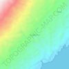 Mapa topográfico Bulagi Dua, altitude, relevo