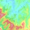 Mapa topográfico Carapiteira de Baixo, altitude, relevo