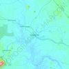 Mapa topográfico Segamat, altitude, relevo