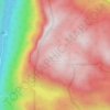 Mapa topográfico Montagne des Érables, altitude, relevo