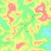 Mapa topográfico Tijuco, altitude, relevo