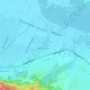 Mapa topográfico Taman Desa, altitude, relevo
