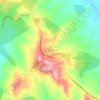 Mapa topográfico Temapache, altitude, relevo