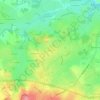 Mapa topográfico Réjat, altitude, relevo