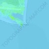 Mapa topográfico Cape Hatteras, altitude, relevo