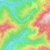 Mapa topográfico Fojo, altitude, relevo