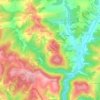 Mapa topográfico Le Mas, altitude, relevo