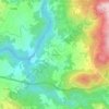 Mapa topográfico Agunchos, altitude, relevo