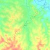 Mapa topográfico Maja, altitude, relevo