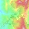 Mapa topográfico Gammaduwa, altitude, relevo