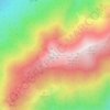 Mapa topográfico El Cabezo, altitude, relevo