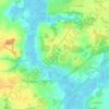 Mapa topográfico Le Fief Saint-Mars, altitude, relevo