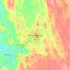 Mapa topográfico M'banza Congo, altitude, relevo
