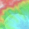 Mapa topográfico Meau, altitude, relevo